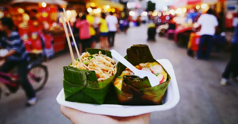 Takeaway meal in Thailand