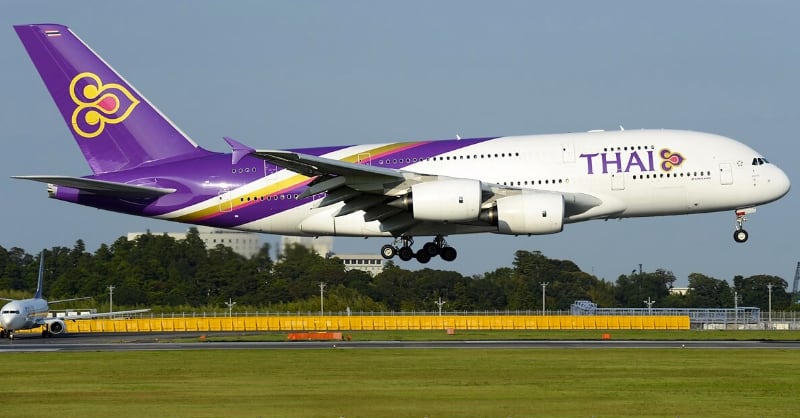 photo of Thai Airways plane