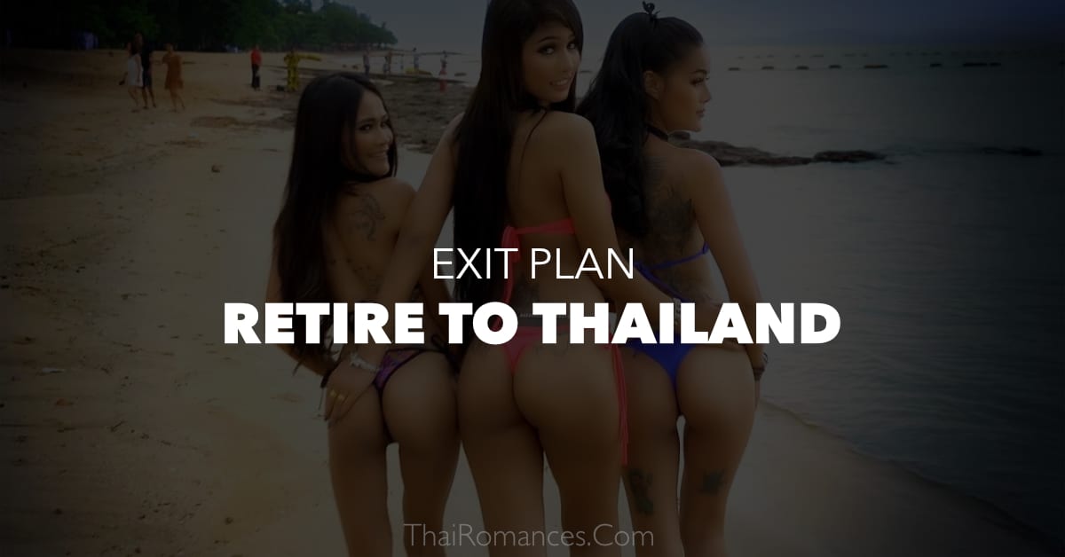 Exit plan - 3 thai girls on the beach