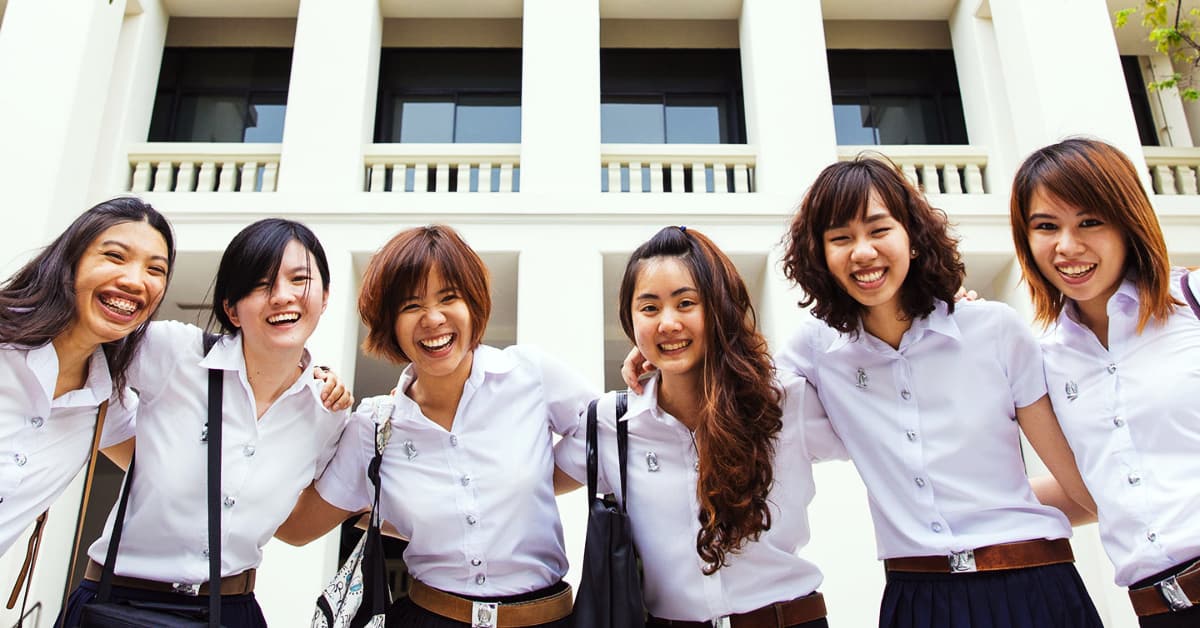 Six Thai University students