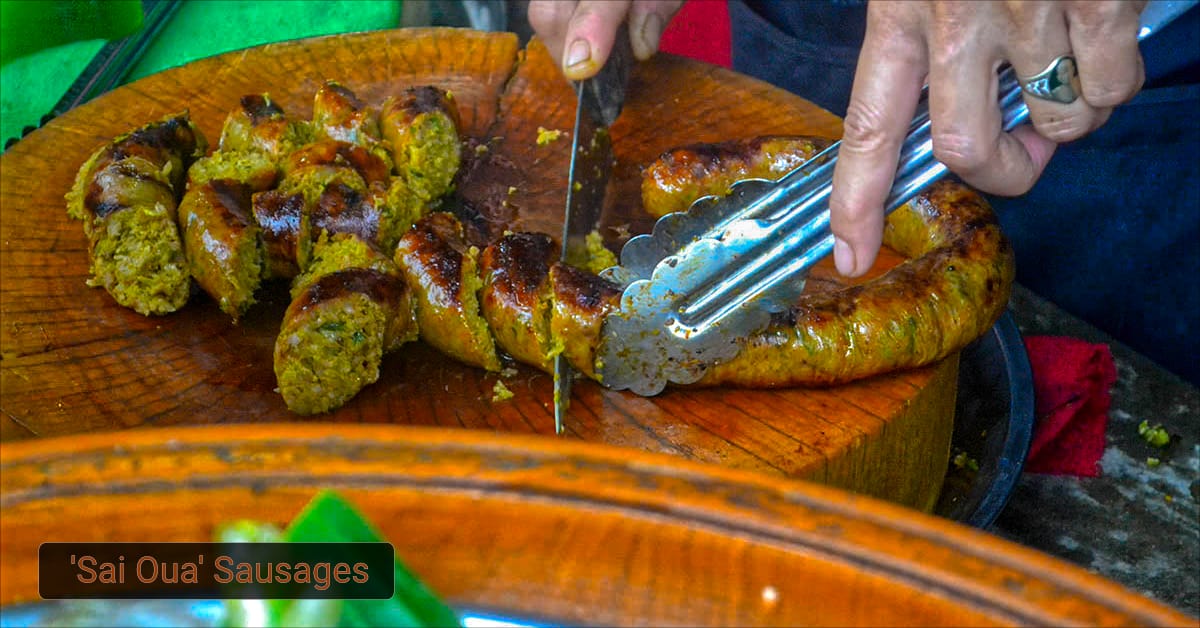 Fragrant 'Sai Oua' Sausages in Chiang Mai